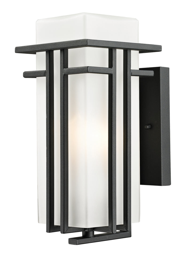 Z-Lite 549S-BK One Light Outdoor Wall Light, Black