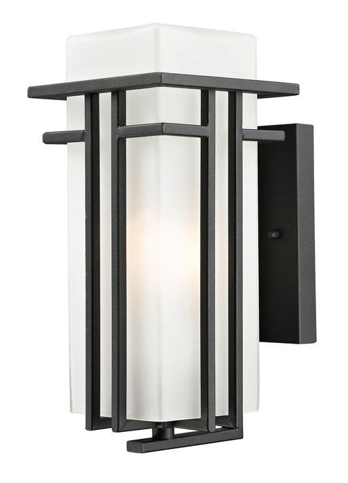 Z-Lite 549S-BK One Light Outdoor Wall Light, Black