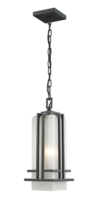 Z-Lite 550CHM-ORBZ One Light Outdoor Chain Mount Ceiling Fixture, Outdoor Rubbed Bronze