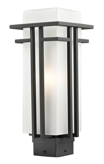 Z-Lite 550PHM-ORBZ One Light Outdoor Post Mount, Outdoor Rubbed Bronze