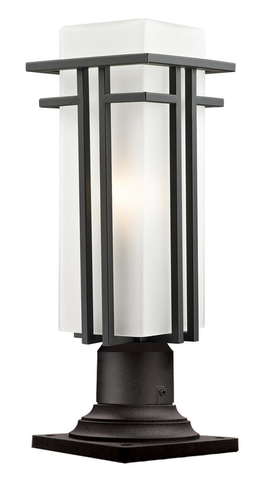 Z-Lite 550PHMR-533PM-ORBZ One Light Outdoor Pier Mount, Outdoor Rubbed Bronze