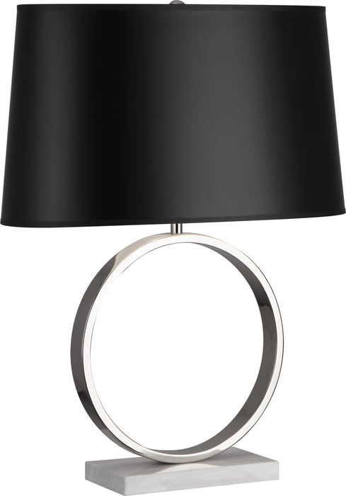 Robert Abbey 2791B One Light Table Lamp, Polished Nickel