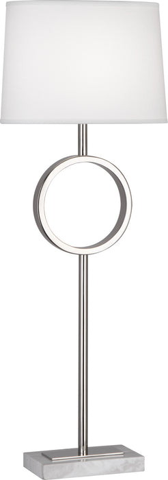 Robert Abbey 2792 One Light Table Lamp, Polished Nickel
