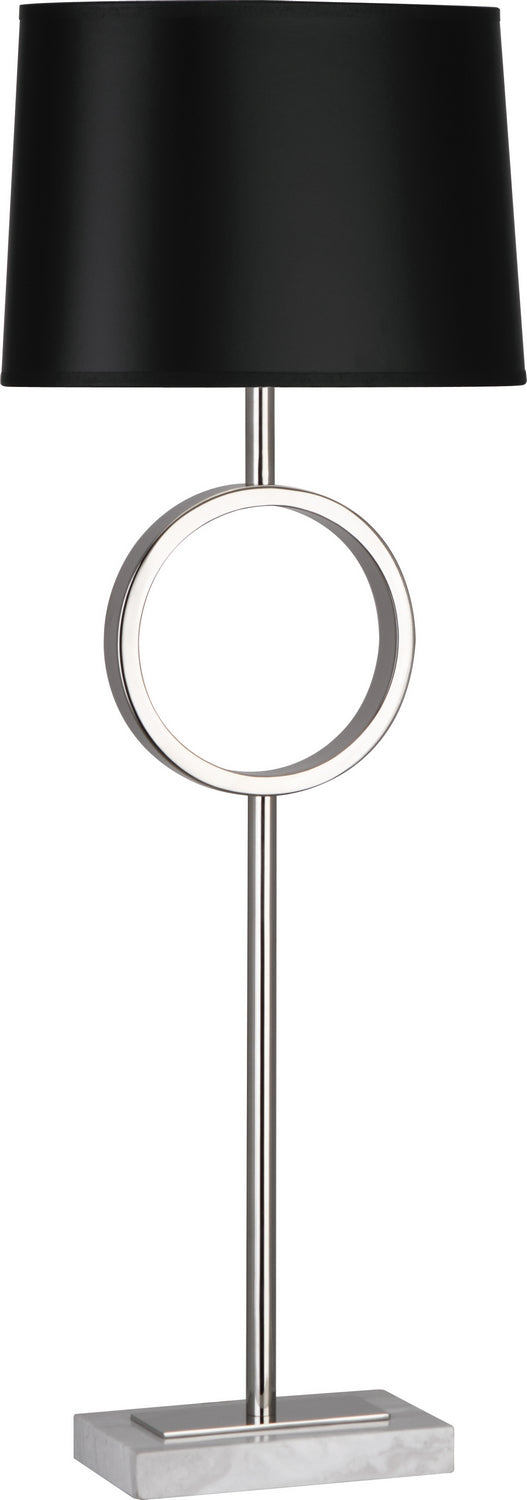 Robert Abbey 2792B One Light Table Lamp, Polished Nickel