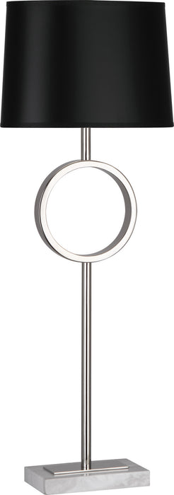 Robert Abbey 2792B One Light Table Lamp, Polished Nickel