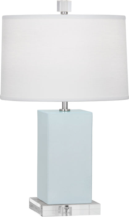 Robert Abbey BB990 One Light Accent Lamp, Baby Blue Glazed Ceramic