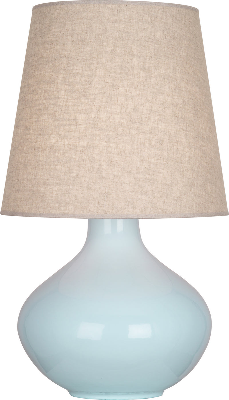 Robert Abbey BB991 One Light Table Lamp, Babay Blue Glazed Ceramic