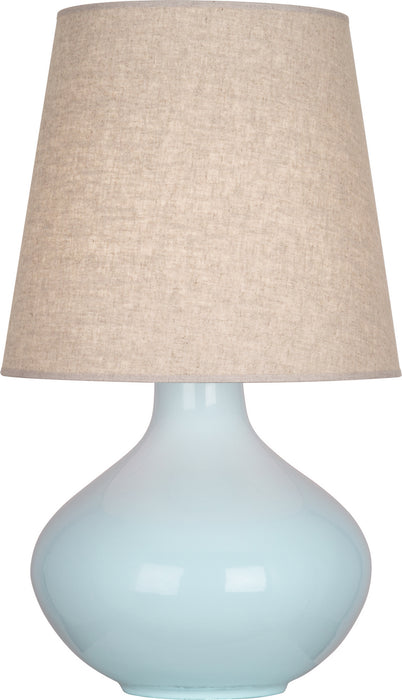 Robert Abbey BB991 One Light Table Lamp, Babay Blue Glazed Ceramic