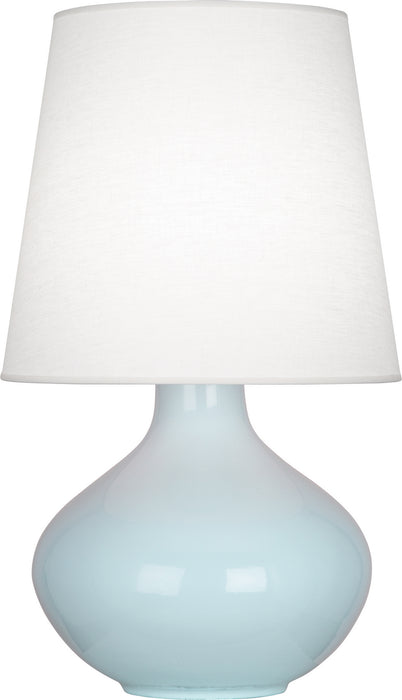 Robert Abbey BB993 One Light Table Lamp, Baby Blue Glazed Ceramic