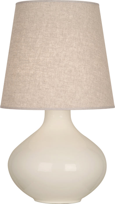 Robert Abbey BN991 One Light Table Lamp, Bone Glazed Ceramic