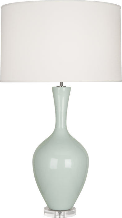 Robert Abbey CL980 One Light Table Lamp, Celadon Glazed Ceramic