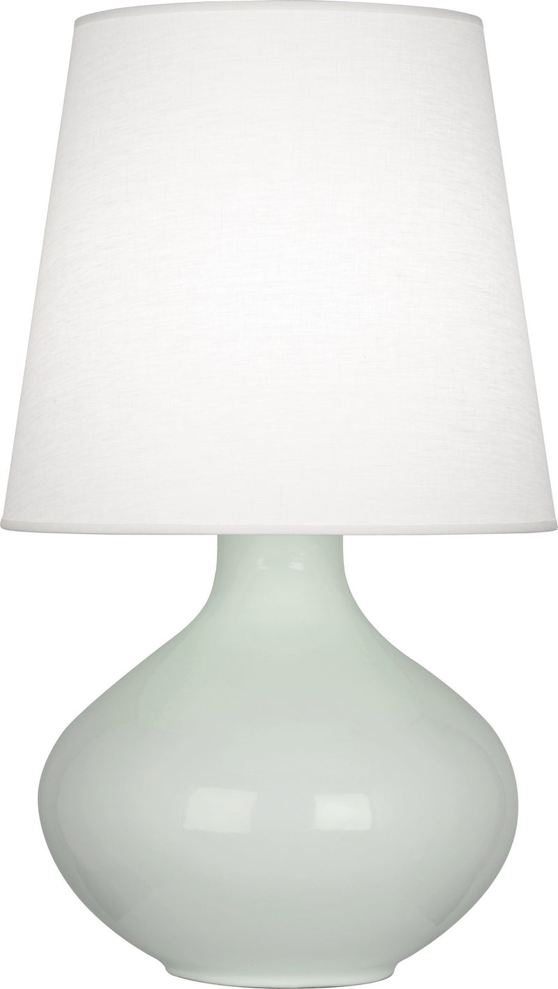 Robert Abbey CL993 One Light Table Lamp, Celadon Glazed Ceramic