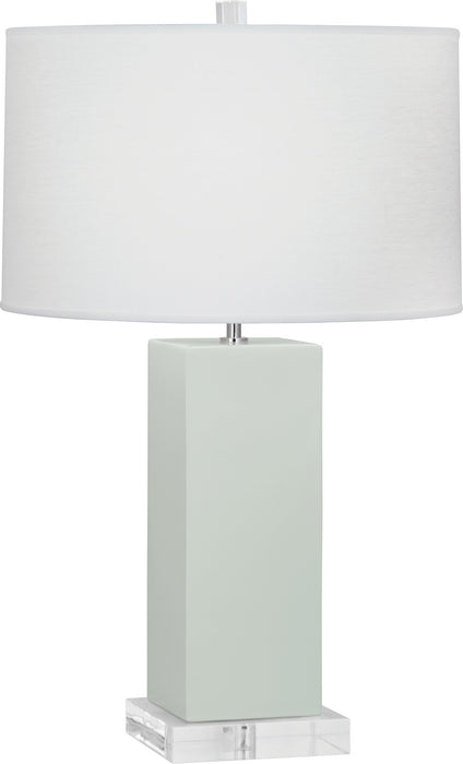 Robert Abbey CL995 One Light Table Lamp, Celadon Glazed Ceramic