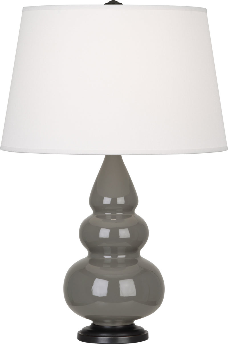 Robert Abbey CR31X One Light Accent Lamp, Ash Glazed Ceramic w/Deep Patina Bronzeed