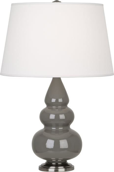 Robert Abbey CR32X One Light Accent Lamp, Ash Glazed Ceramic w/Antique Silvered