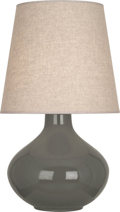Robert Abbey CR991 One Light Table Lamp, Ash Glazed Ceramic