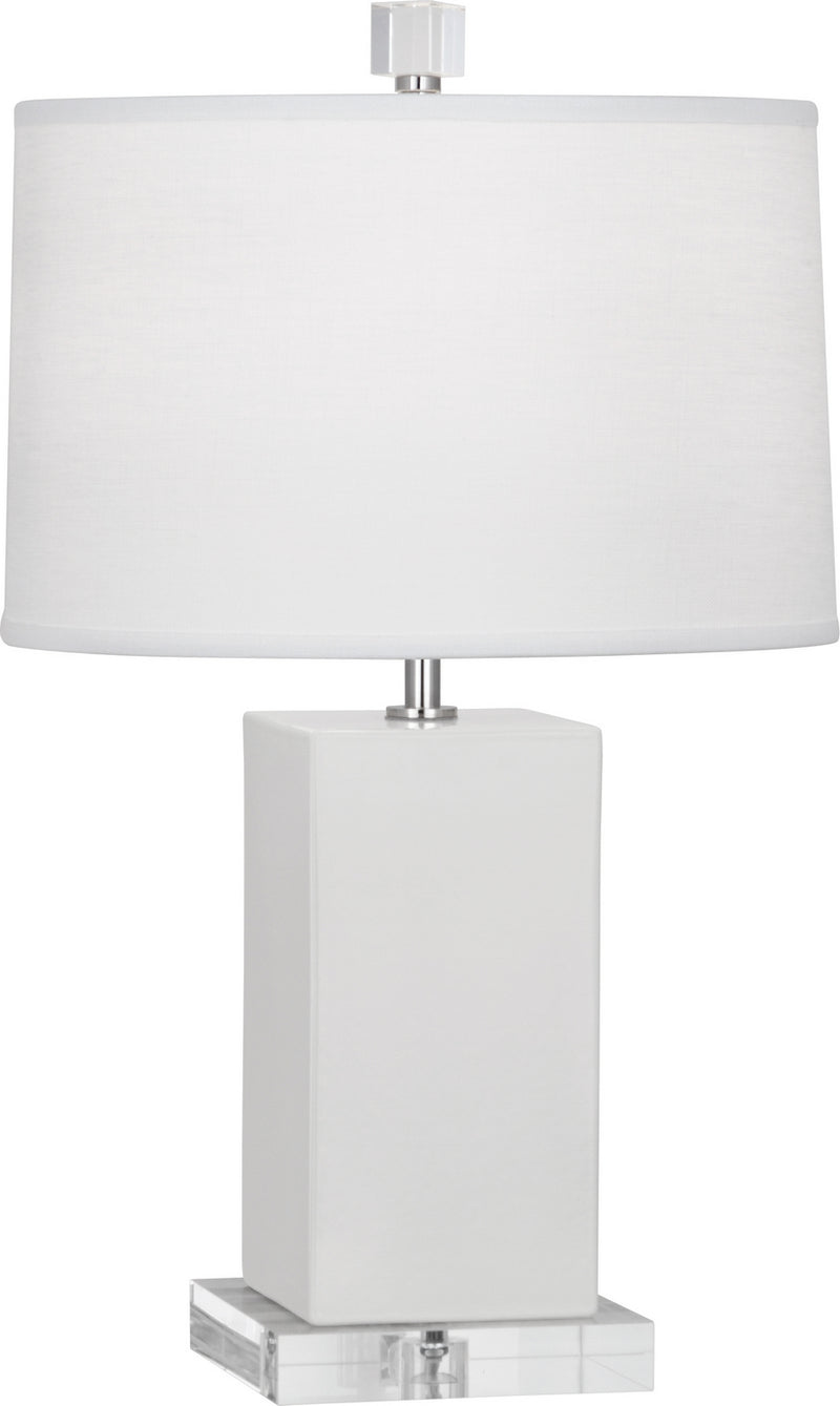 Robert Abbey LY990 One Light Accent Lamp, Lily Glazed Ceramic