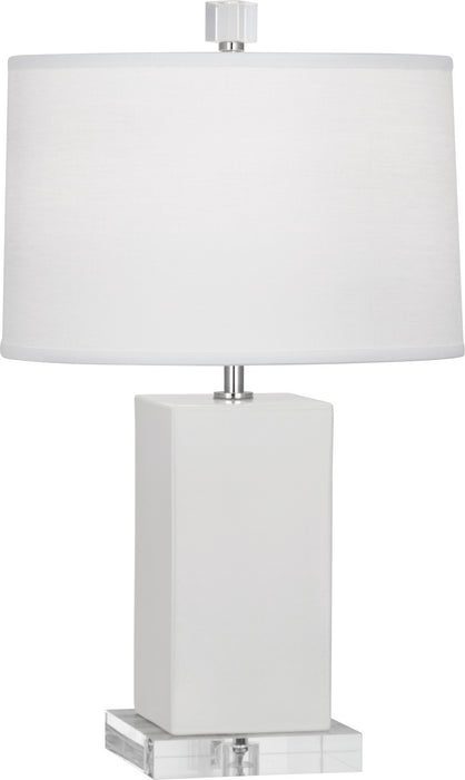 Robert Abbey LY990 One Light Accent Lamp, Lily Glazed Ceramic