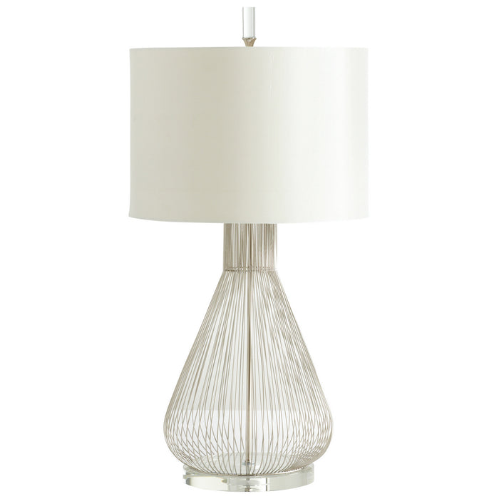 Cyan 05899 One Light Table Lamp, Satin Nickel