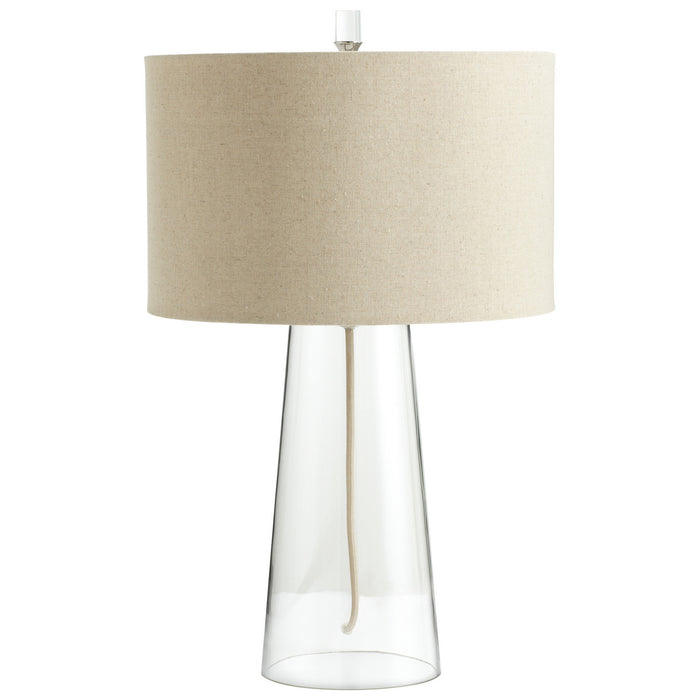 Cyan 05902 One Light Table Lamp, Clear