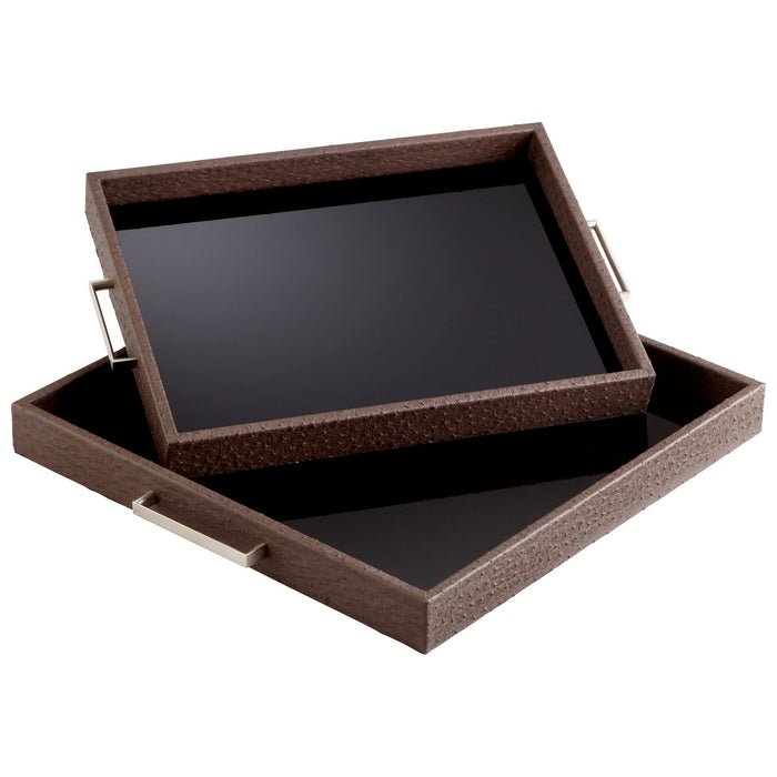 Cyan 06007 Tray, Brown