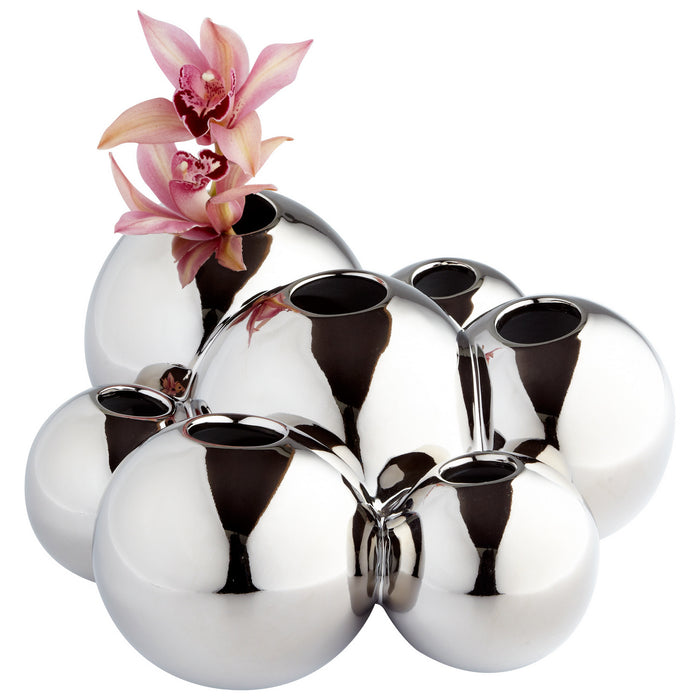 Cyan 06026 Vase, Chrome