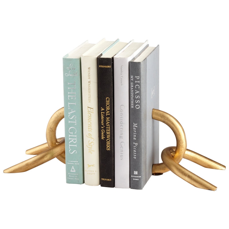 Cyan 06042 Bookends, Gold
