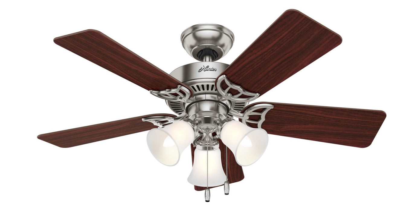 Hunter 51011 42" Ceiling Fan, Brushed Nickel