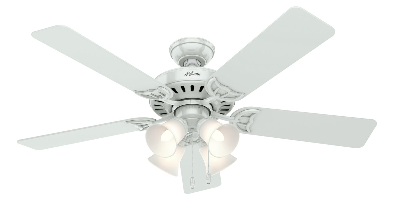 Hunter 53062 52" Ceiling Fan, White