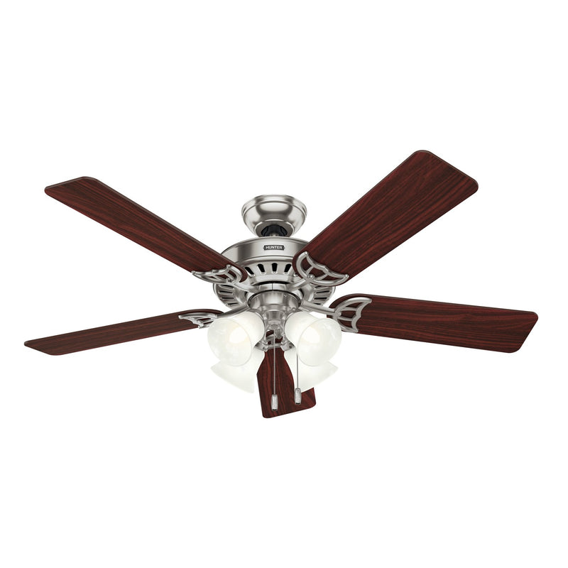 Hunter 53064 52" Ceiling Fan, Brushed Nickel
