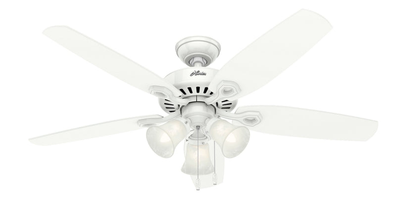 Hunter 53236 52" Ceiling Fan, Snow White