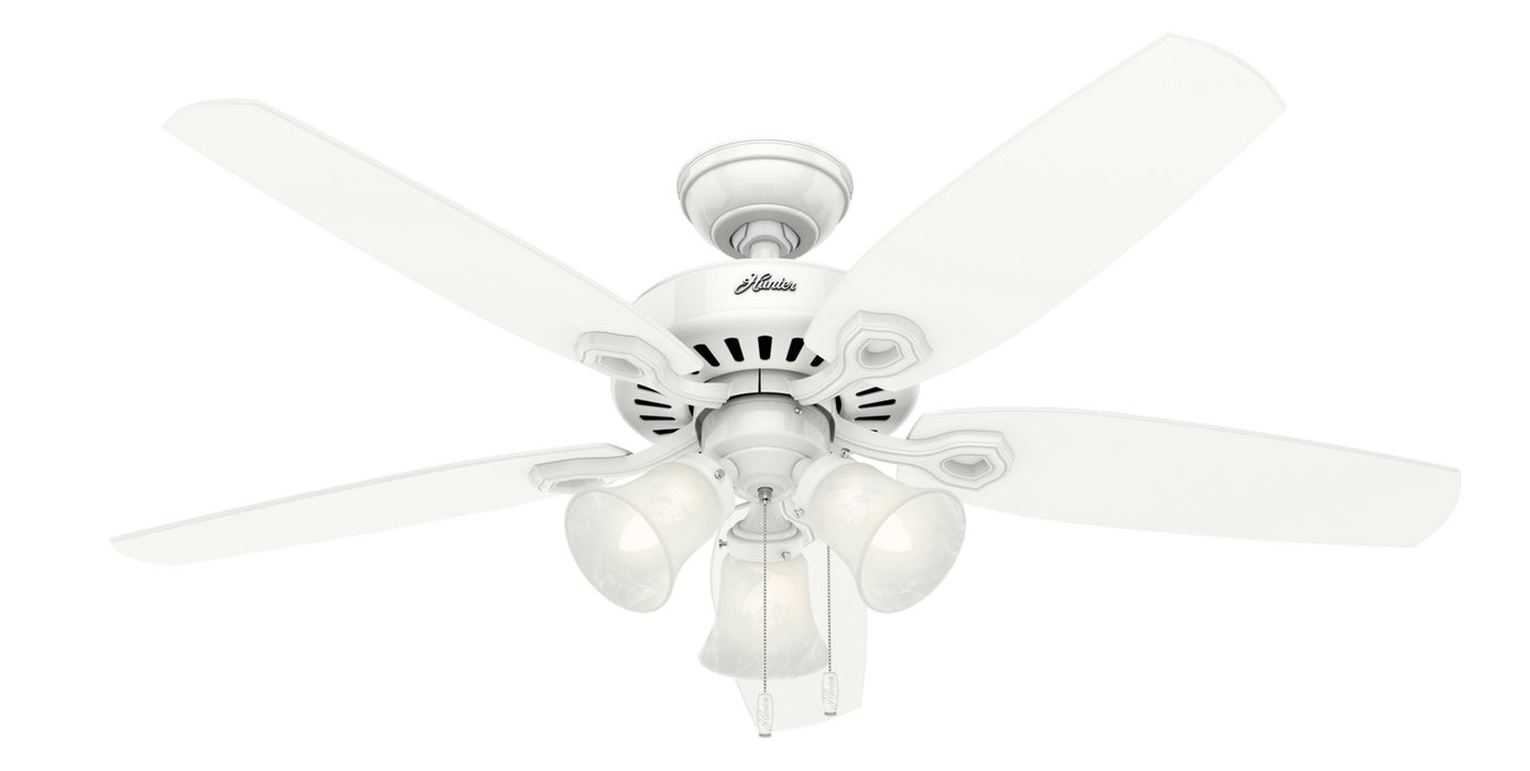 Hunter 53236 52" Ceiling Fan, Snow White