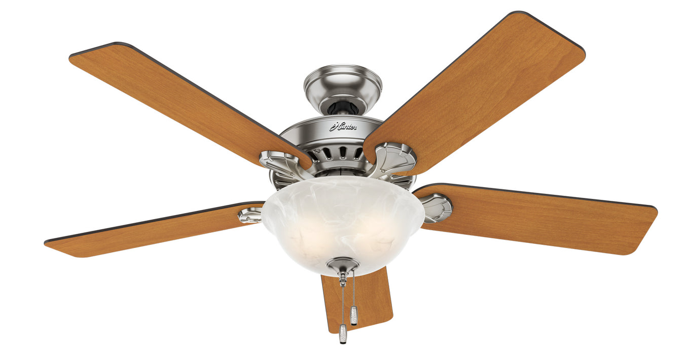 Hunter 53249 52" Ceiling Fan, Brushed Nickel