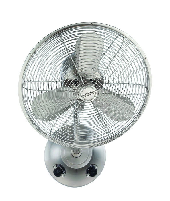 Craftmade BW116BNK3 Wall Mount Fan, Brushed Polished Nickel