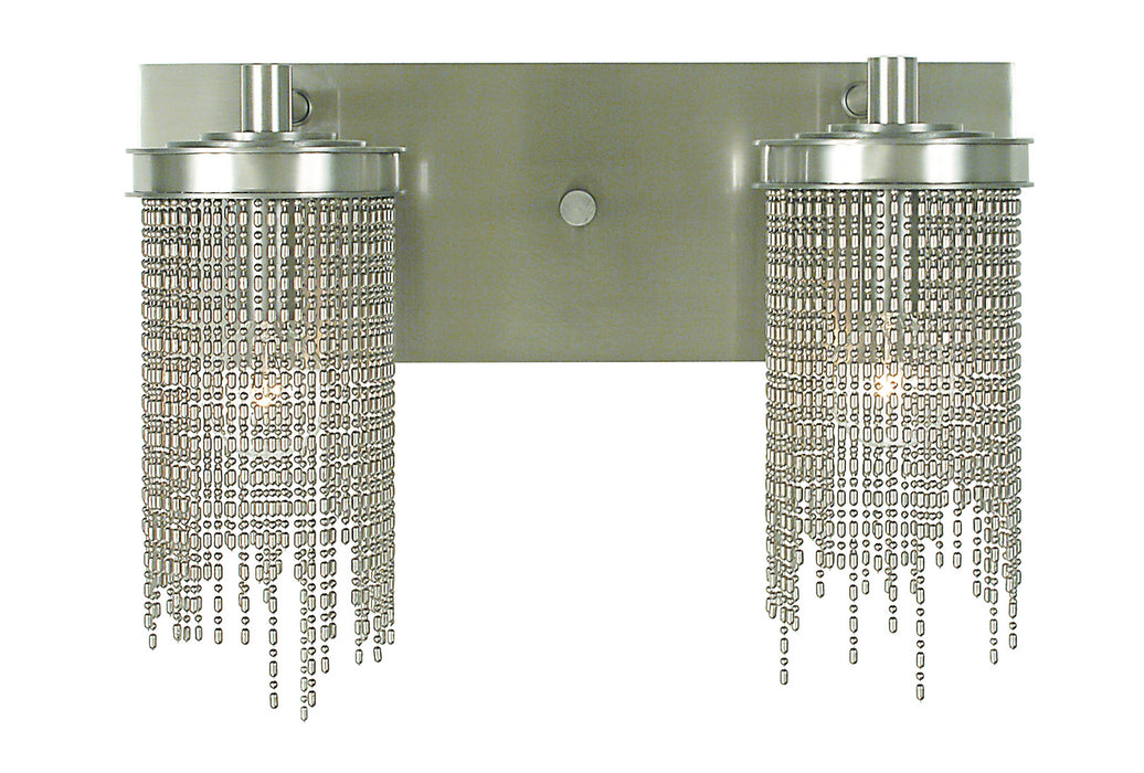 Framburg 2292 BN Two Light Wall Sconce, Brushed Nickel