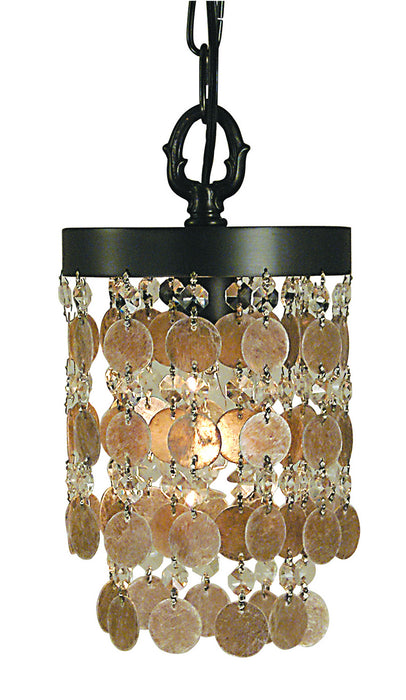 Framburg 2480 MB One Light Pendant, Mahogany Bronze