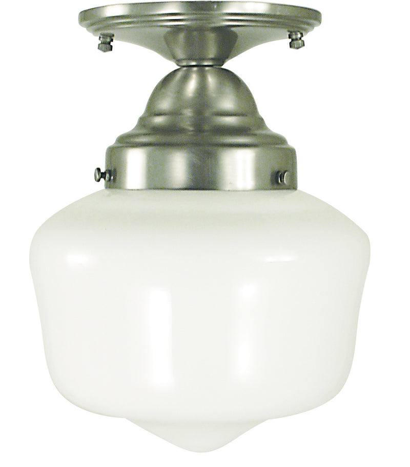 Framburg 2551 BN One Light Flush / Semi-Flush Mount, Brushed Nickel