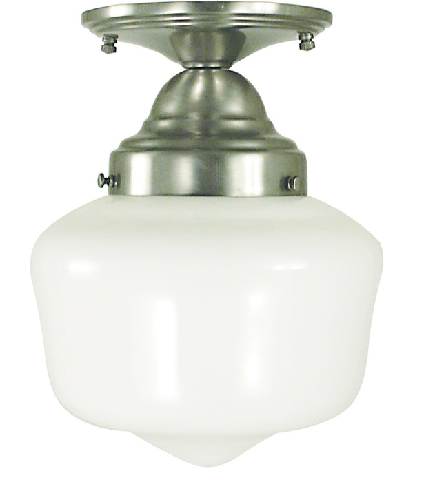Framburg 2551 BN One Light Flush / Semi-Flush Mount, Brushed Nickel