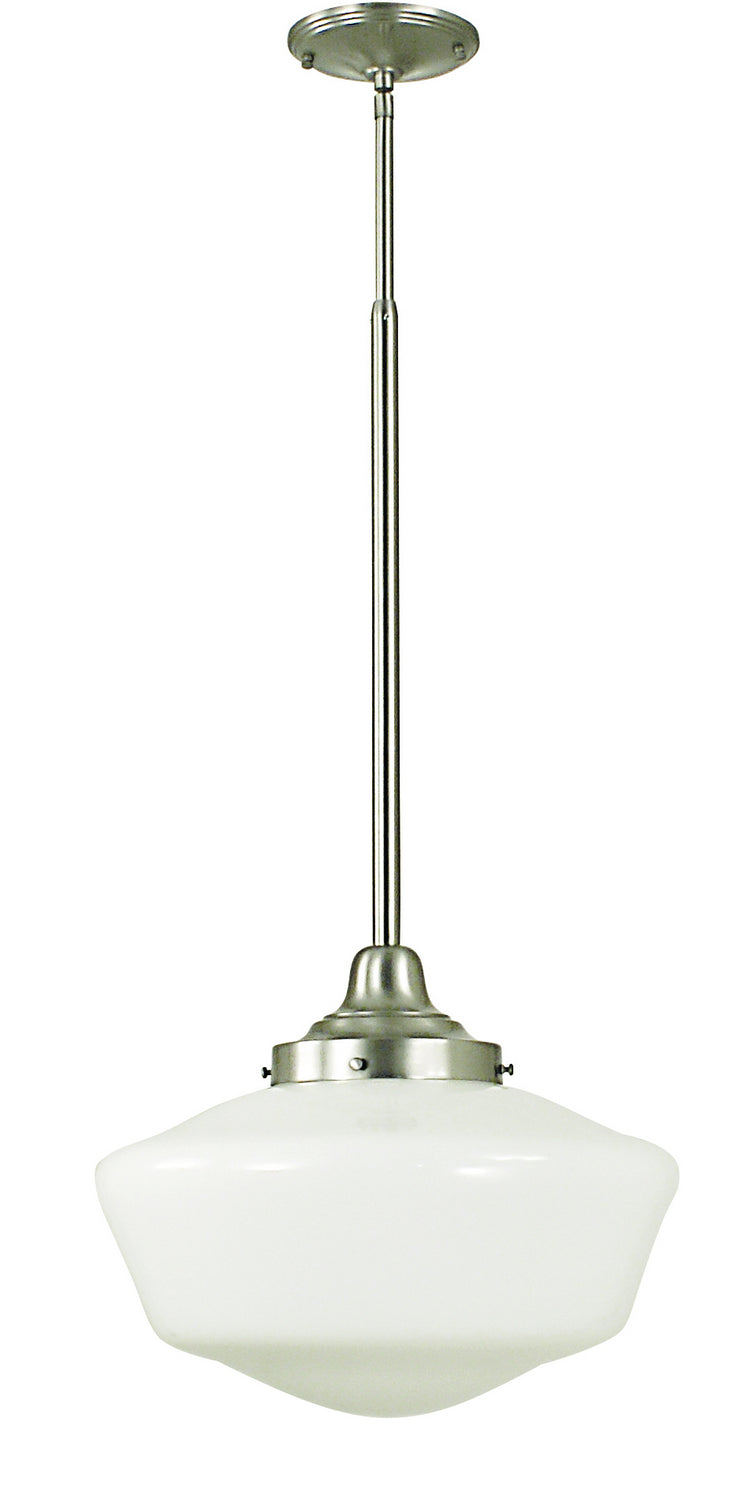 Framburg 2559 BN One Light Pendant, Brushed Nickel