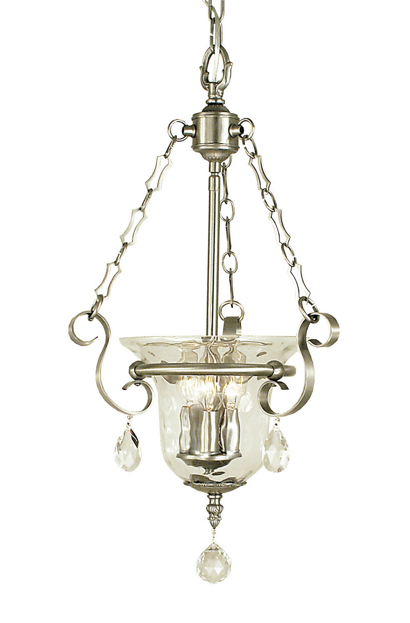 Framburg 2915 BN Three Light Pendant, Brushed Nickel
