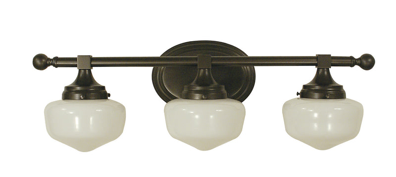 Framburg 2939 MB Three Light Wall Sconce, Mahogany Bronze