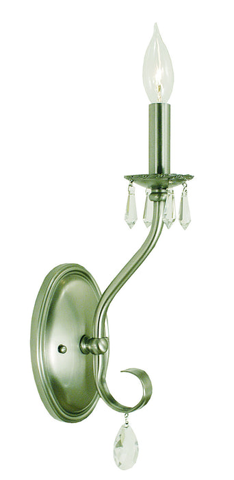 Framburg 2991 BN One Light Wall Sconce, Brushed Nickel