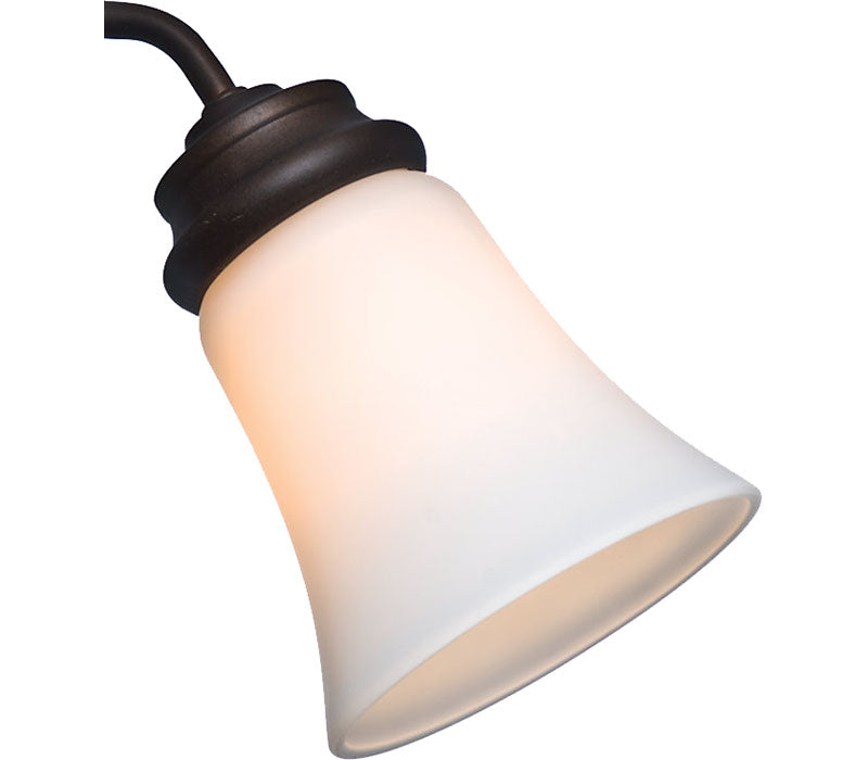 Casablanca 99035 Glass, Cased White