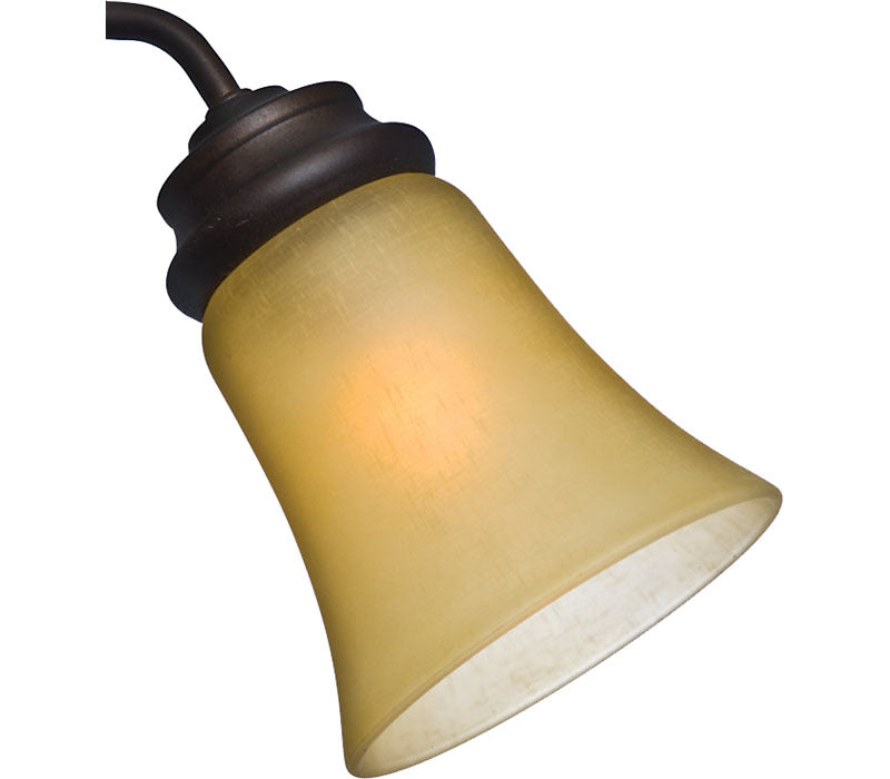 Casablanca 99036 Glass, Amber Linen