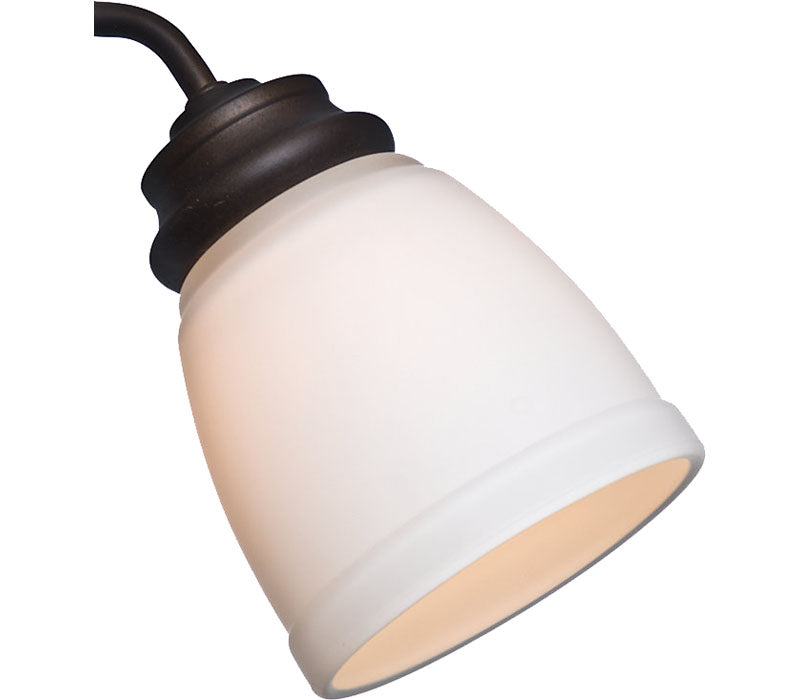 Casablanca 99042 Glass, Cased White