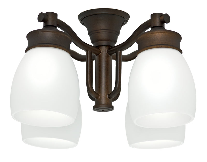 Casablanca 99091 Four Light Fan Light Kit, Maiden Bronze