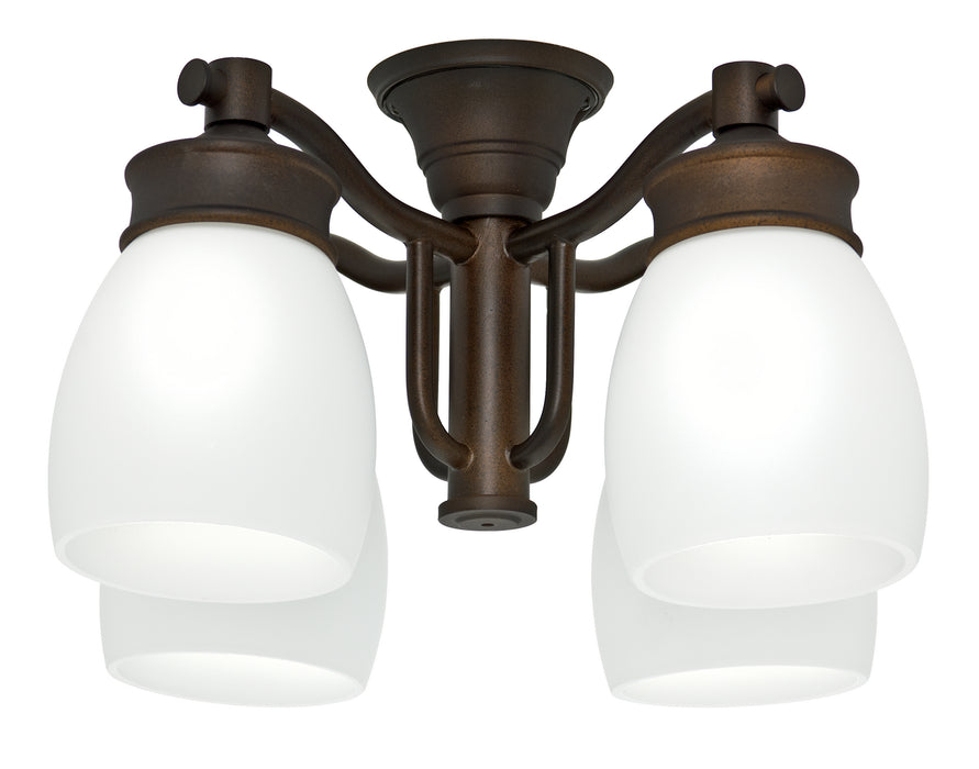 Casablanca 99091 Four Light Fan Light Kit, Maiden Bronze