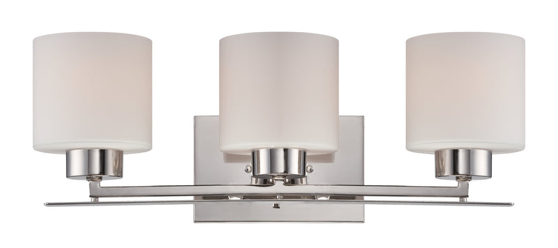 Nuvo Lighting 60-5203 Three Light Vanity, Polished Nickel