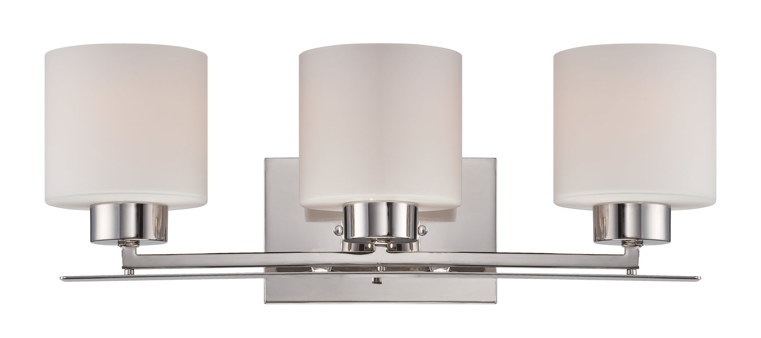 Nuvo Lighting 60-5203 Three Light Vanity, Polished Nickel