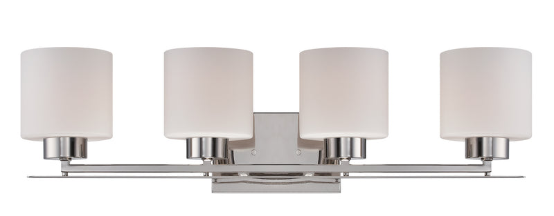Nuvo Lighting 60-5204 Four Light Vanity, Polished Nickel